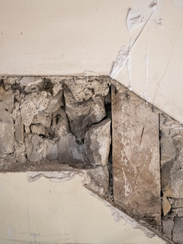 Blick in die Baustelle